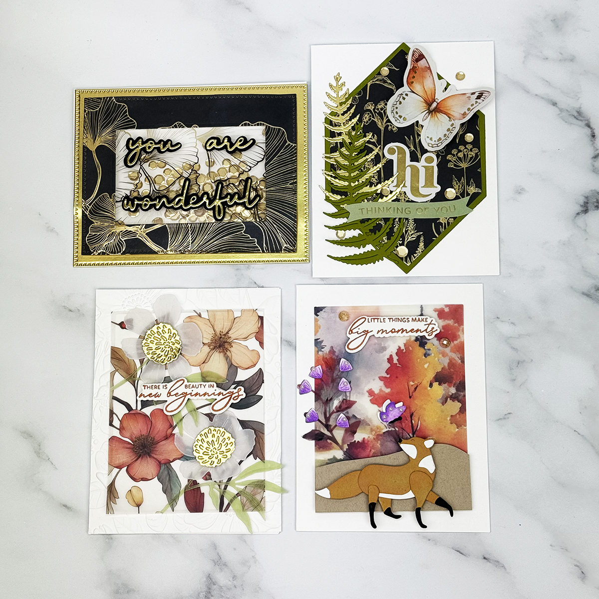 Four Ways To Make Patterned Paper Cards & Accents